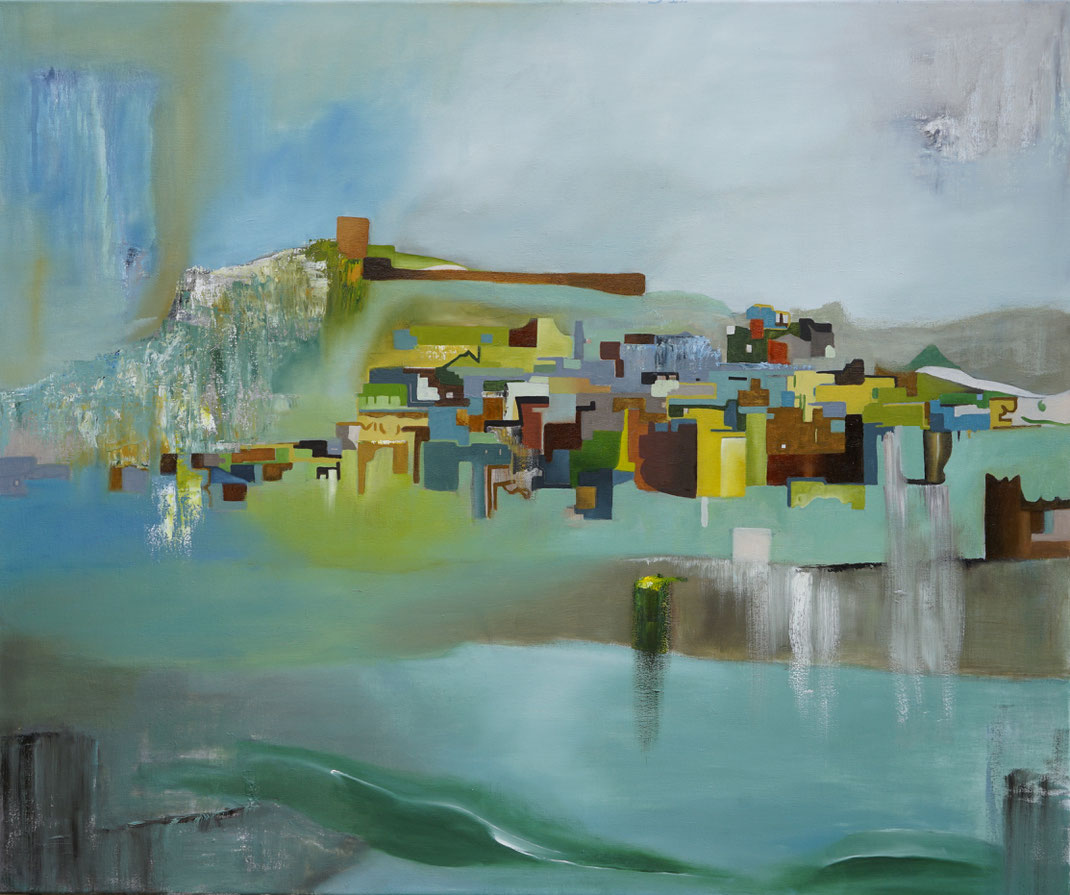 Olie op doek 120 x 100 cm