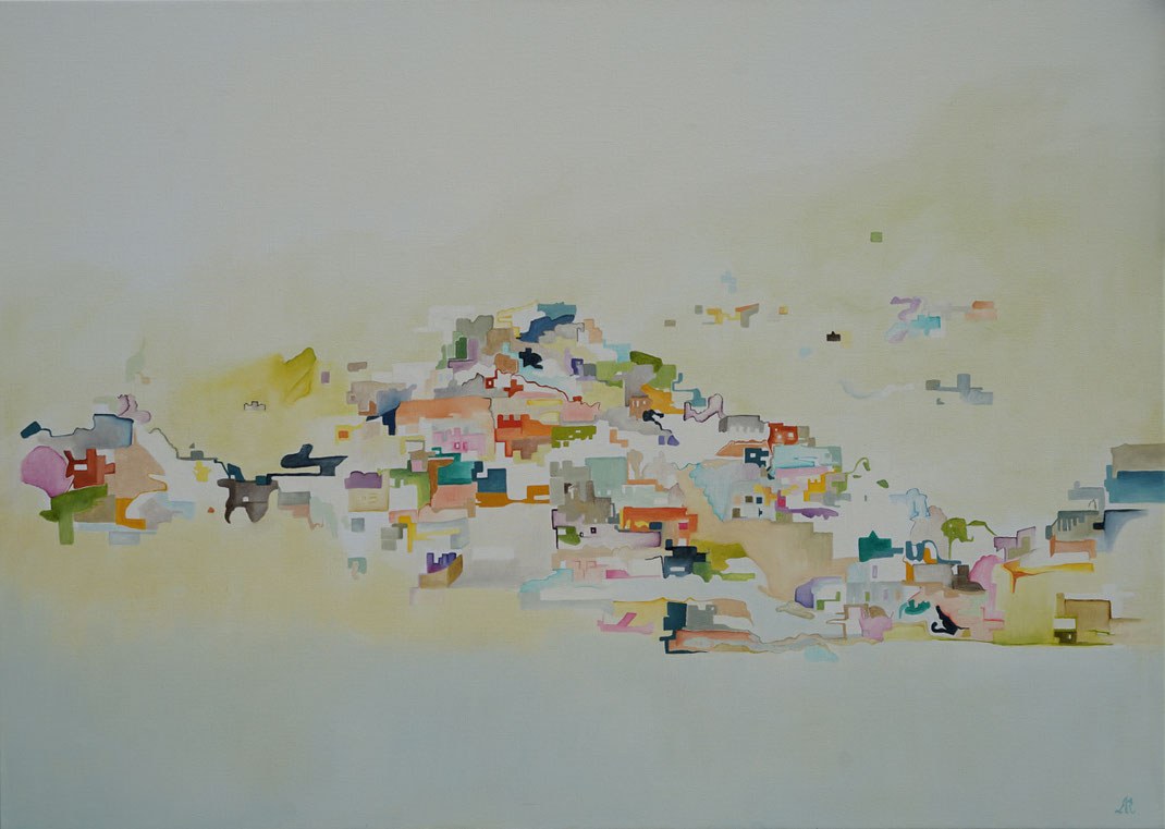 Olie op doek 140 x 100 cm
