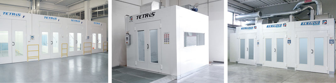 Tetris Lackierkabine