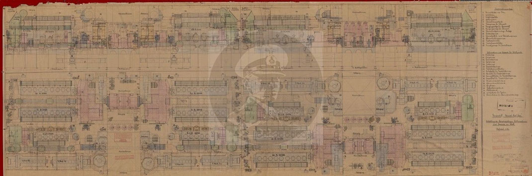 Hauptmaschinen, Hilfsmaschinen und Apparateaufbau 1:25