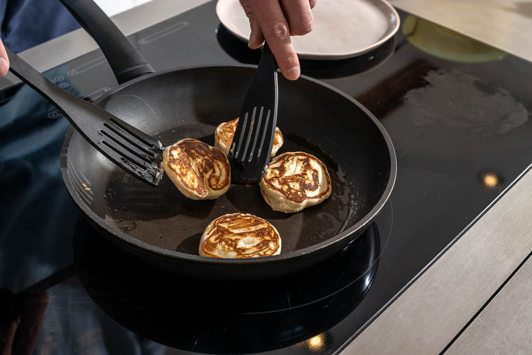 Easy Pancakes: einfache Zubereitung in 3 Schritten: 3. Pancakes anbraten