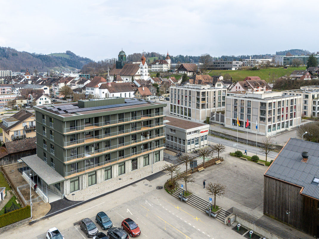 Neubau und Totalsanierung Am Viehmarkt Willisau (SWS Medien, Redaktion Willisauer Bote, SoBZ, KESB)