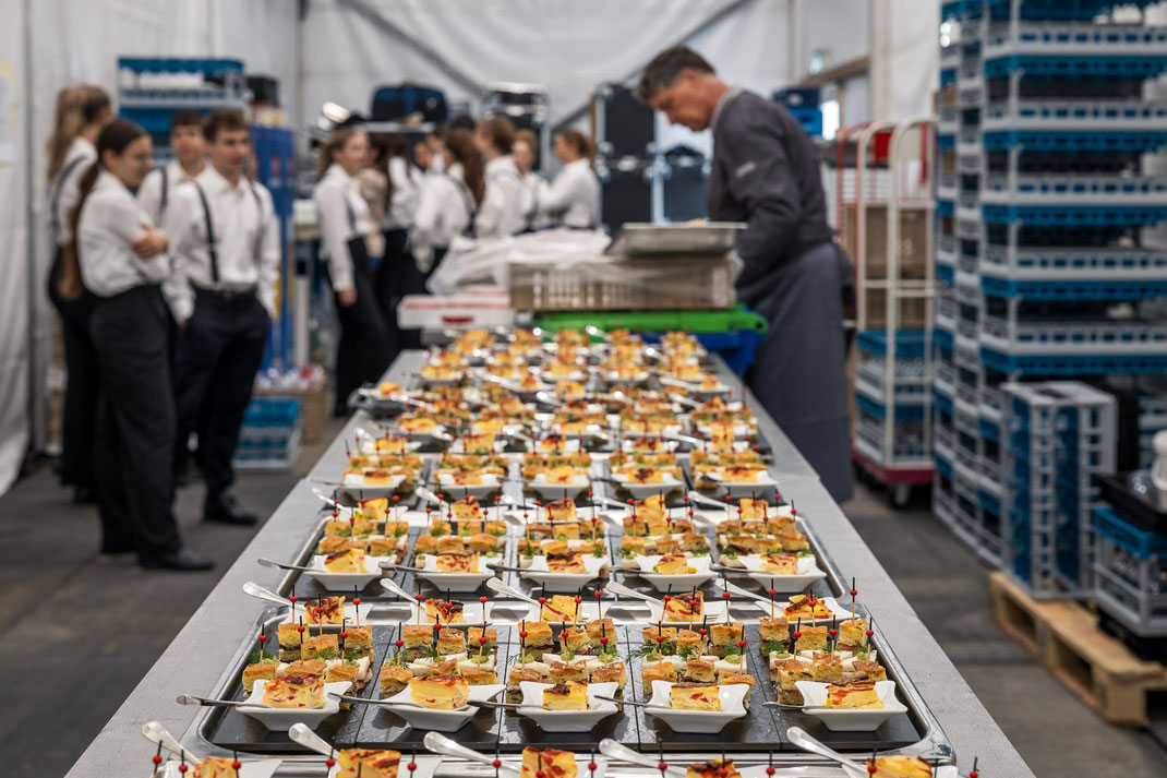 Migros Catering Services GMZ: VIP-Zelte Weltklasse Zürich