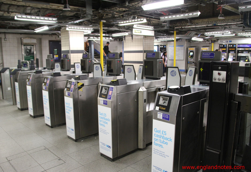 Die wichtigsten Reiseinformationen für London: Zugang zur U-Bahn in London