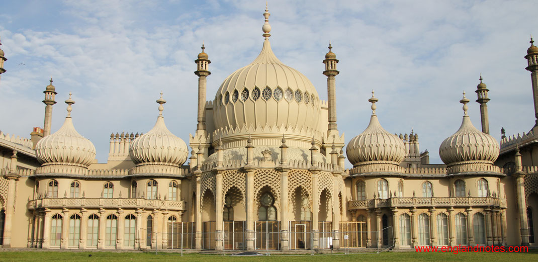 Sehenswürdigkeiten und Reisetipps Brighton, England: Der Royal Pavilion