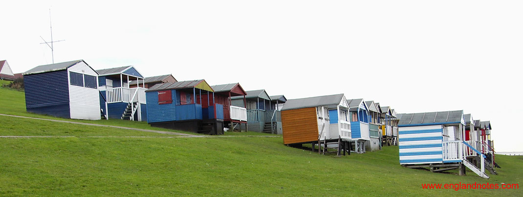 Die bestehen Sehenswürdigkeiten und Reisetipps für Whitstable: Strandhütten in Tankerton