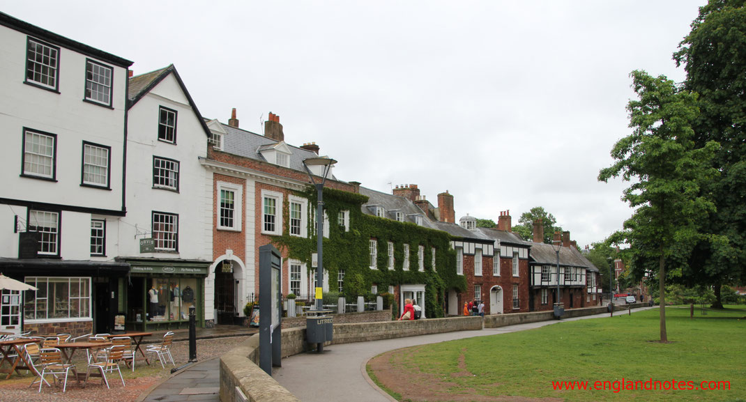 Sehenswürdigkeiten und Reisetipps für Exeter, England: Domfreiheit der Kathedrale von Exeter