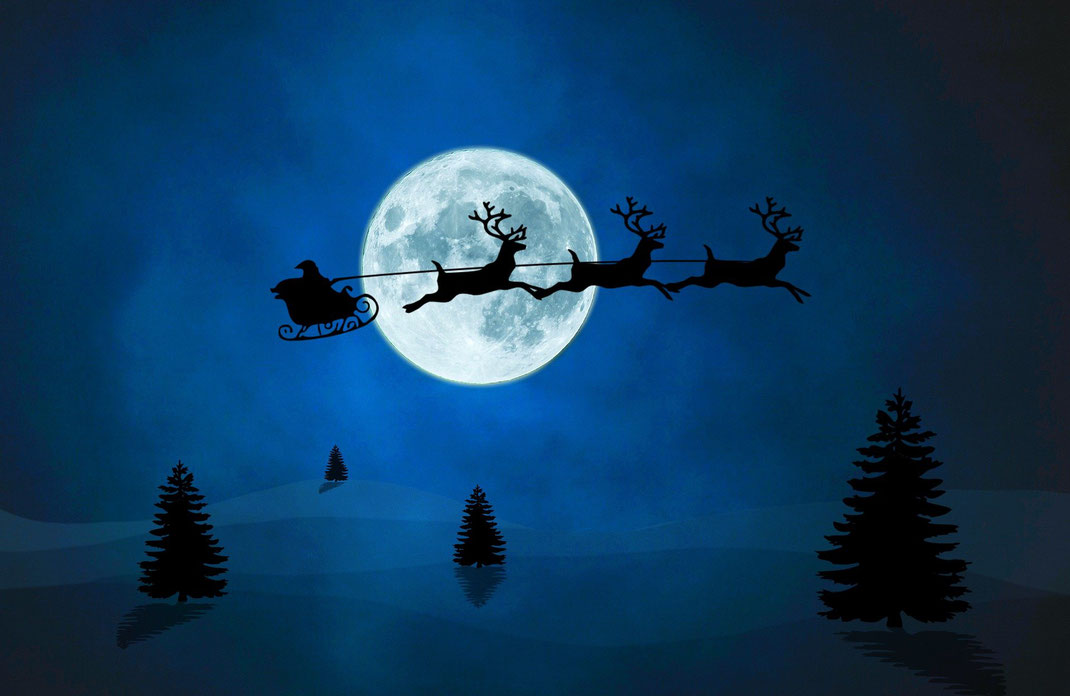 Englische Weihnachtstraditionen: Father Christmas und Rudolph das Rentier