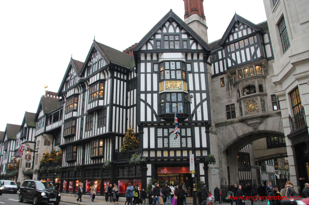 London Shopping Tipps: Die besten Kaufhäuser und Einkaufszentren in London - Liberty