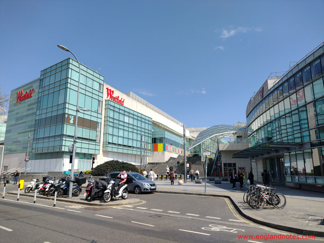 London Shopping Tipps: Die besten Kaufhäuser und Einkaufszentren in London - Westfield Shopping