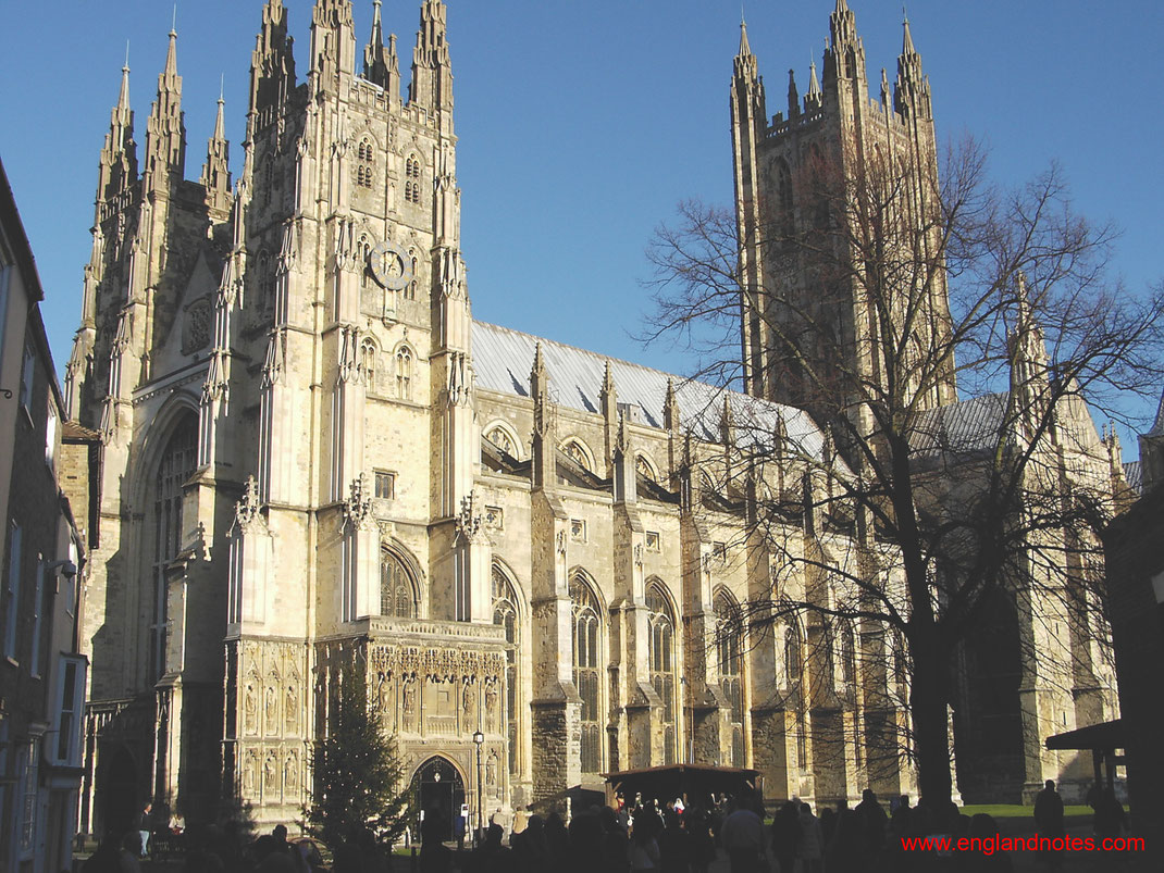 Reiseplanung England, Die 17 UNESCO-Weltkulturerbestätten in England: Canterbury Cathedral