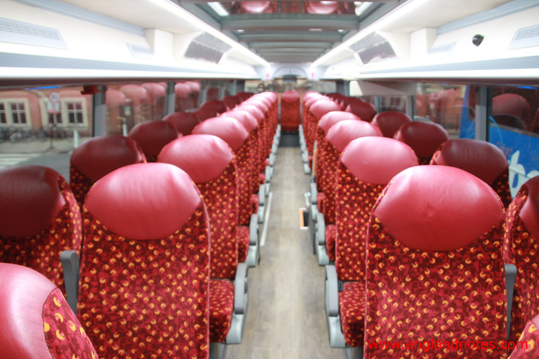 Reiseplanung England, Busreisen in England mit Megabus