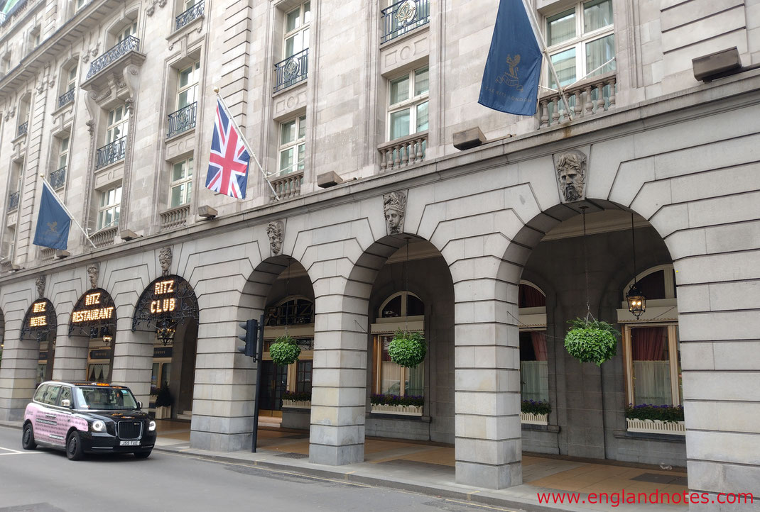 Sehenswürdigkeiten und Geschichte im Londoner Stadtviertel Mayfair: Shepherd Market, Sotheby's, The Ritz