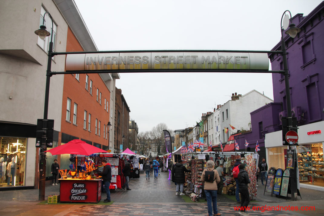 Sehenswürdigkeiten und Attraktionen im Londoner Stadtviertel Camden Town: Die Märkte in Camden Town