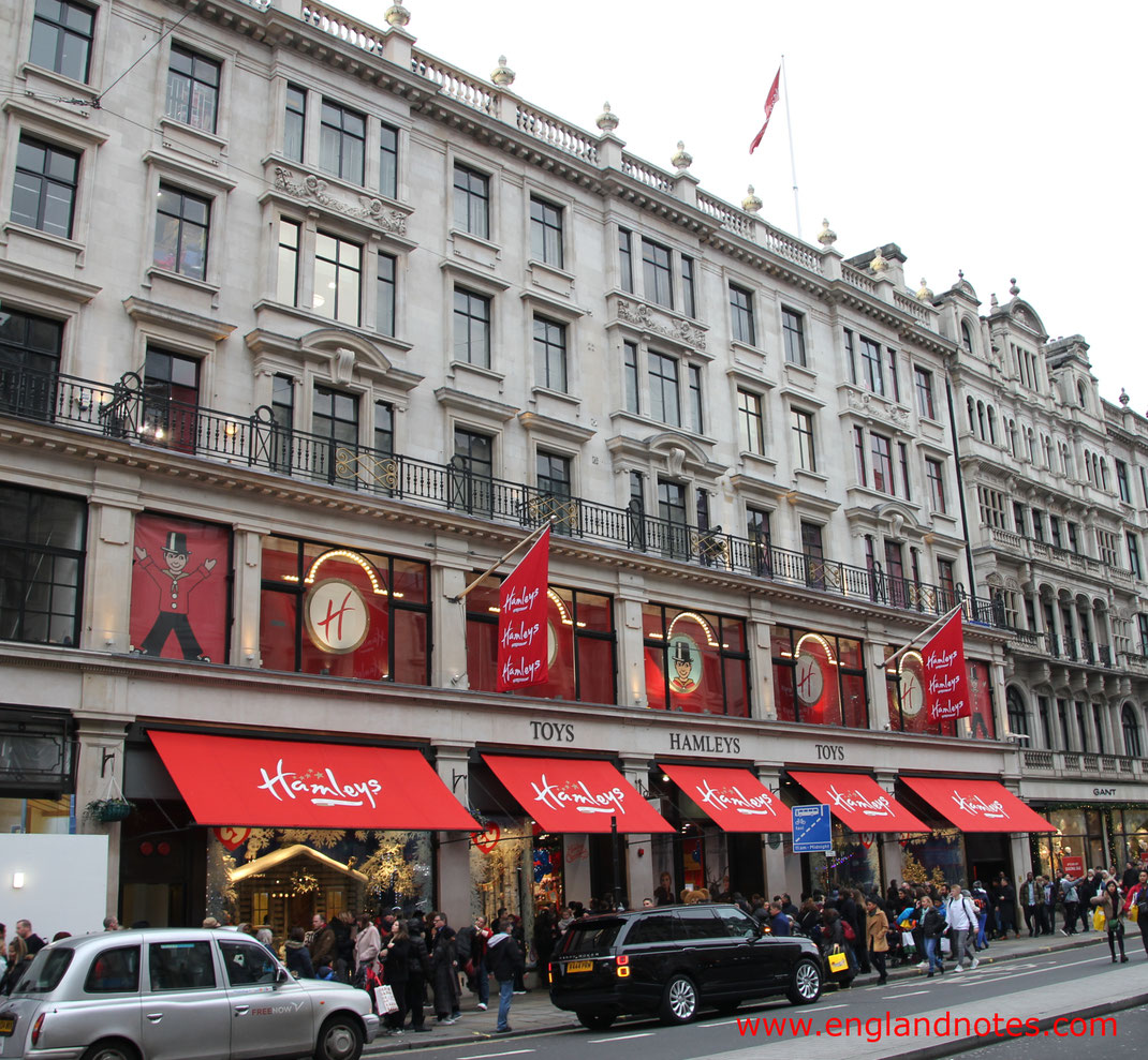 London Shopping Tipps: Die besten Kaufhäuser und Einkaufszentren in London - Hamleys