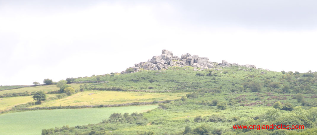 Sehenswürdigkeiten und Attraktionen Dartmoor Nationalpark und Widcombe-in-the-Moor: Übersicht Steinkreise, Steinreihen