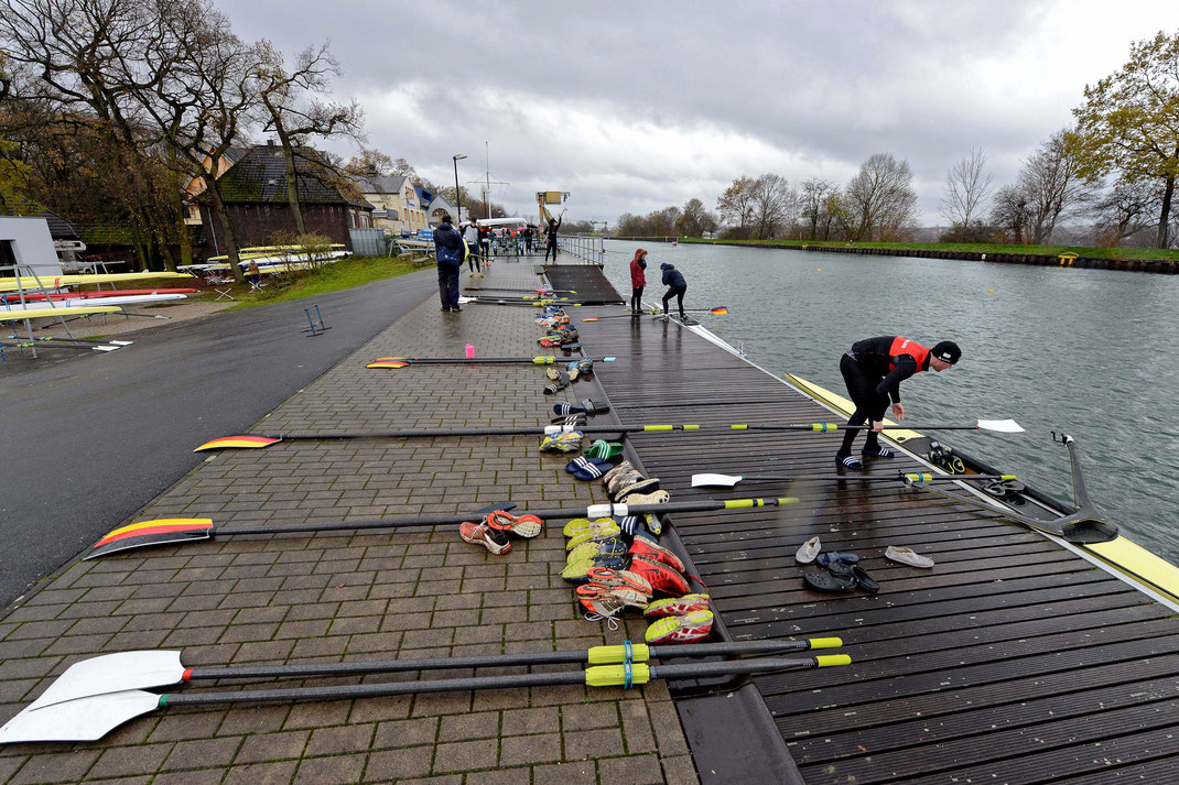 Ablegen zum Langstreckentest: In Dortmund trifft sich am 1. Adventswochenende die deutsche Ruderelite.  Foto: 2000meter.de