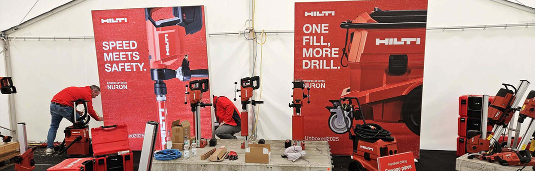 Hilti Unboxed 2025 Logoentwicklung, Kampagnengestaltung