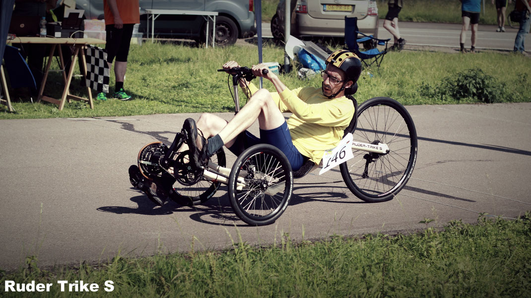 Ruderrad Ruder Trike S auf der Liegerad WM 2017 in Mannheim