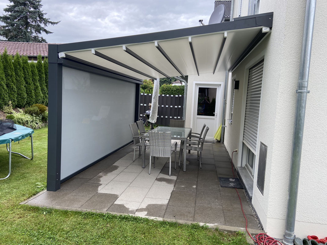 Faltdachpergola Pratic Fusion in Passau, Niederbayern