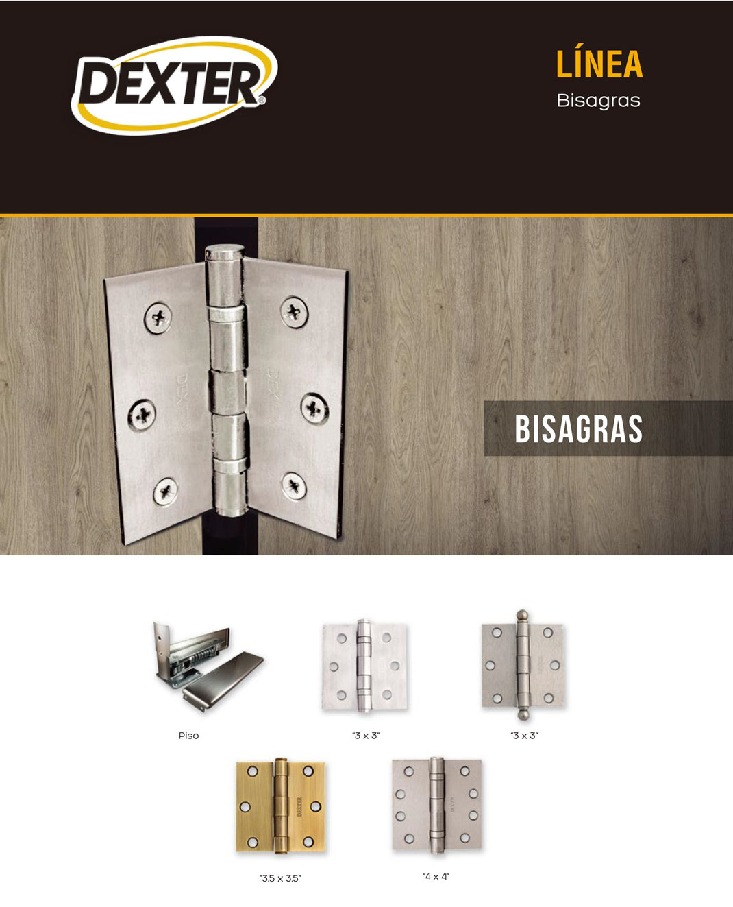 BISAGRAS PARA PUERTA