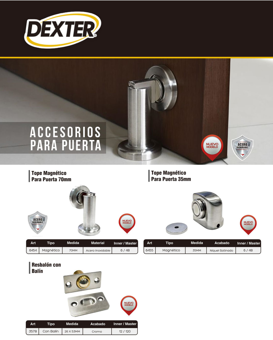 ACCESORIOS PARA PUERTA