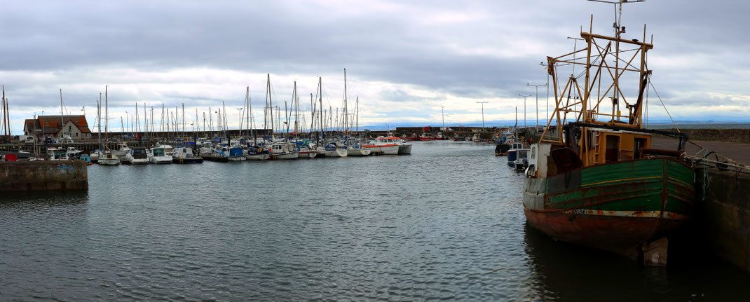 Sehenswürdigkeiten Anstruther: Der alte Fischerhafen. 