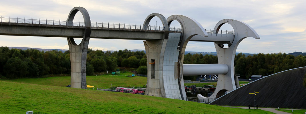 Sehenswürdigkeiten Falkirk: Das «Falkirk Wheel» ...