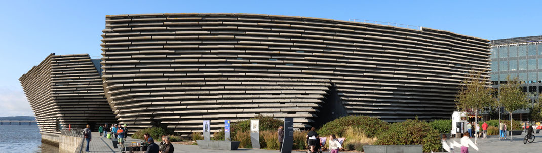 Sehenswürdigkeiten Dundee: Das Designmuseum V&A in Dundee ist das einzige Victoria and Albert Museum außerhalb von London.