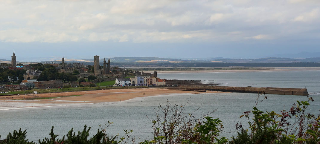 Sehenswürdigkeiten Schottland: Blick auf St Andrews