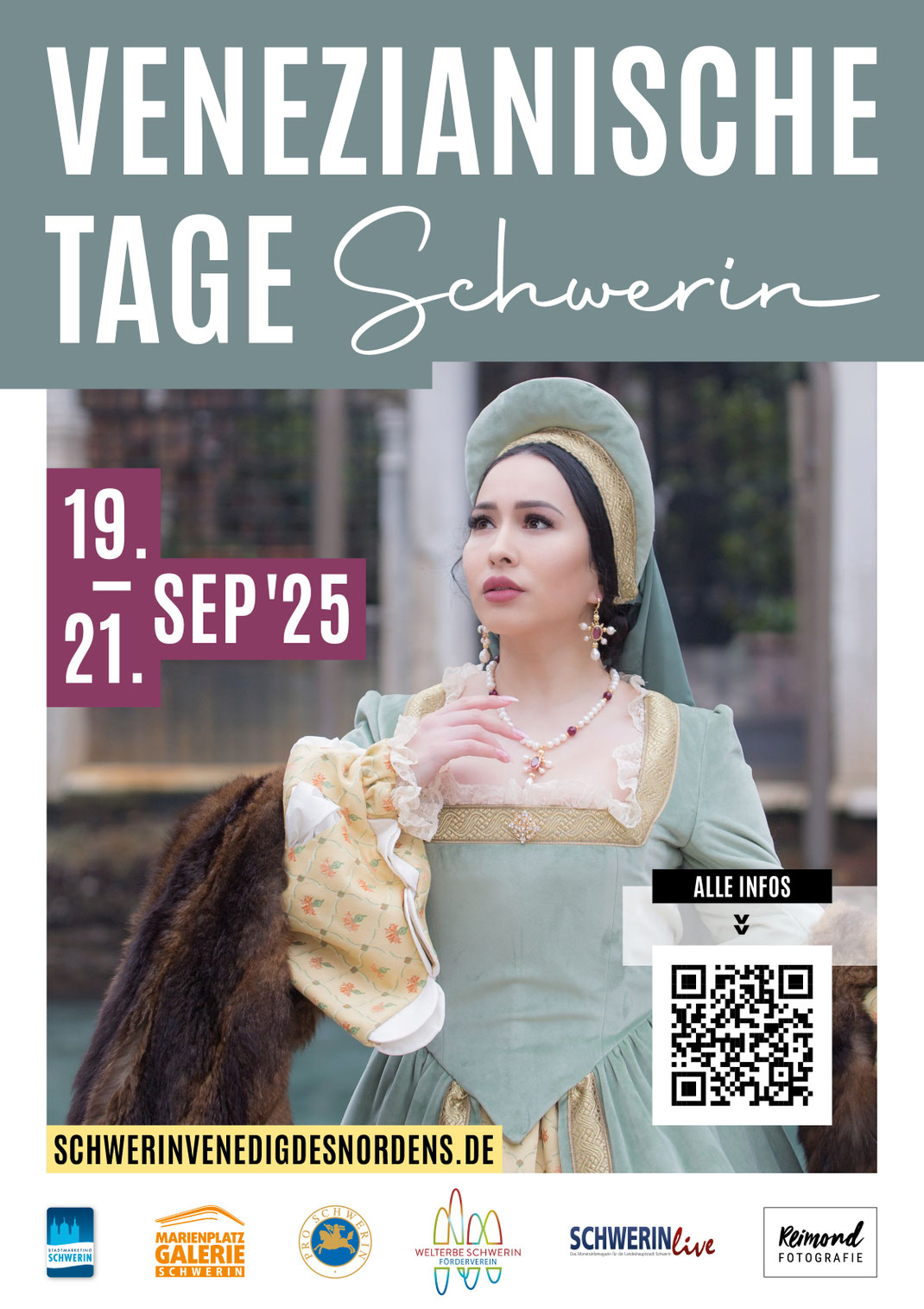 #VTSN Plakat "Venezianische Tage in Schwerin" - @Carina Lofranco - Foto: Reimond @herrweding.de