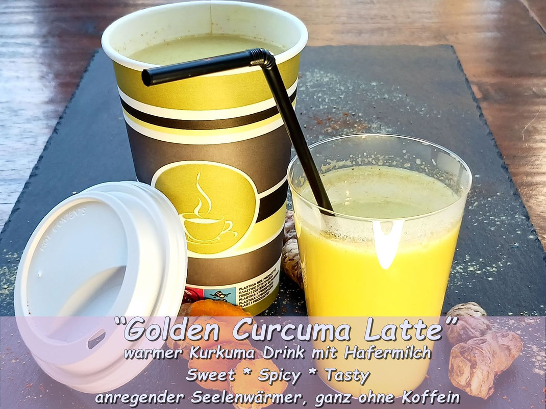 Kurkuma Latte KommZuPotte Catering