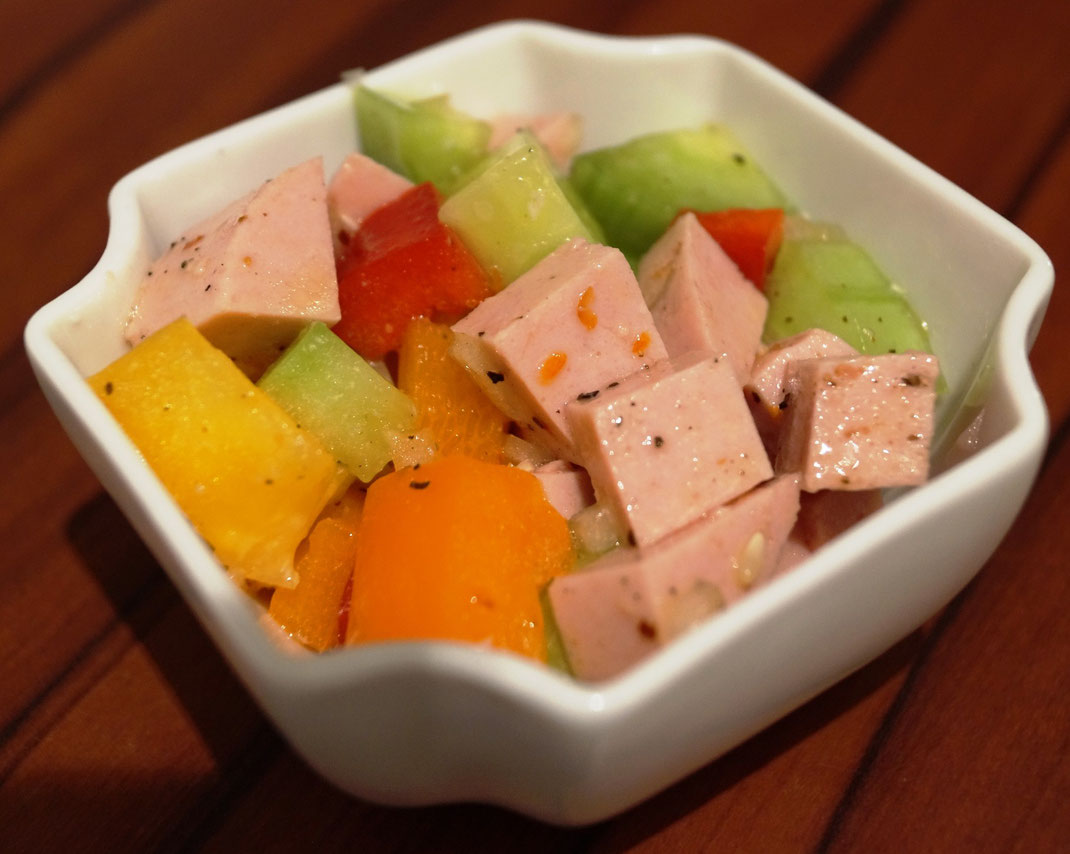 Bunter Wurstsalat - ... so delightful! - Kochen * Backen * Fotos machen