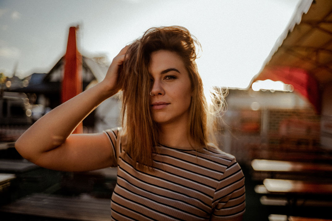 Fotoshooting auf der Kirmes
