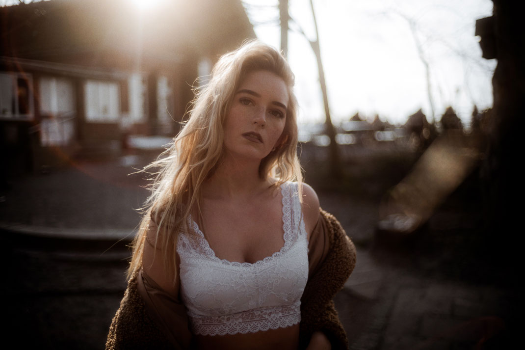 Fotoshooting mit Lara an der Nordsee