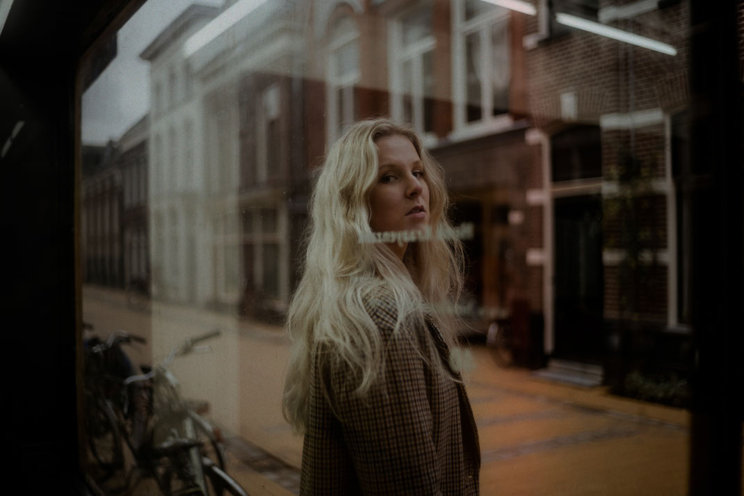 Fotoshooting in der Innenstadt von Groningen