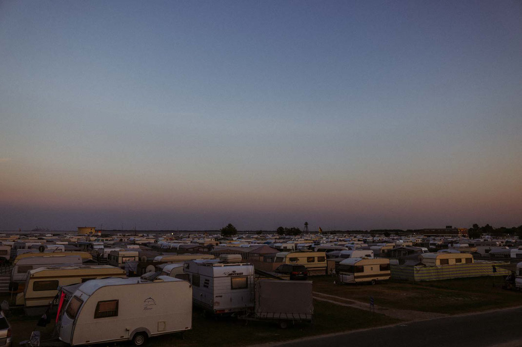 Campingplatz am Strand von Schillig