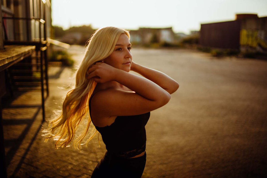Malena beim Fotoshooting in Oldenburg