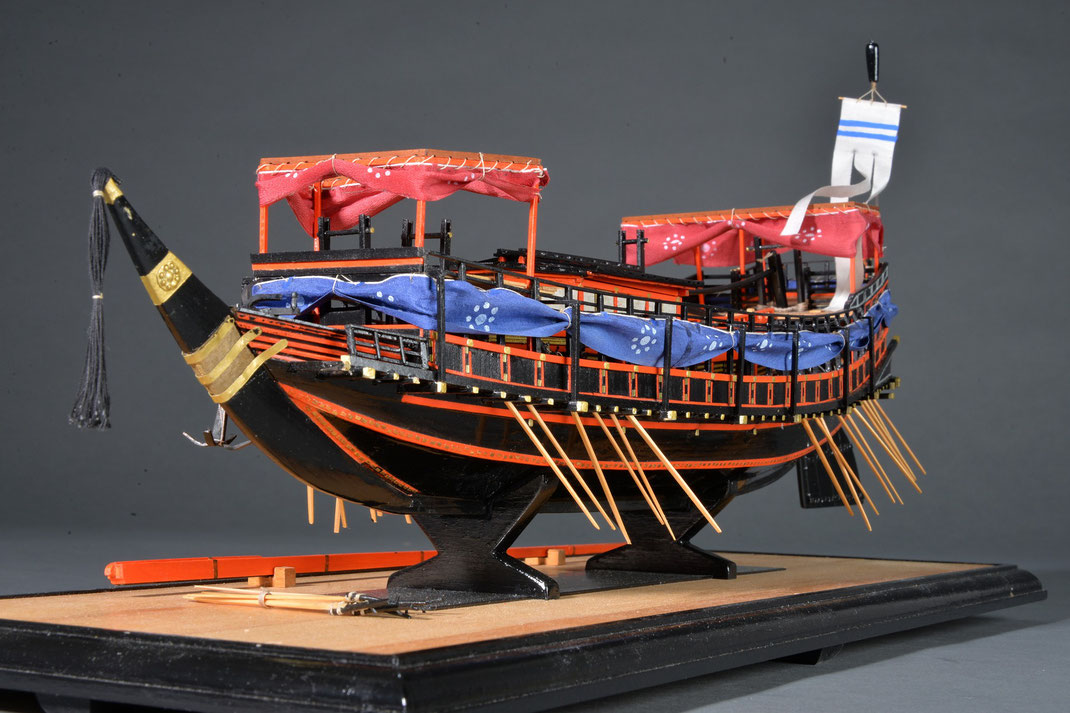 46-01 TAIHO-MARU Period:1710 Nationality: Japanese Scale: 1:62 Built by: TANAKA Taketoshi 