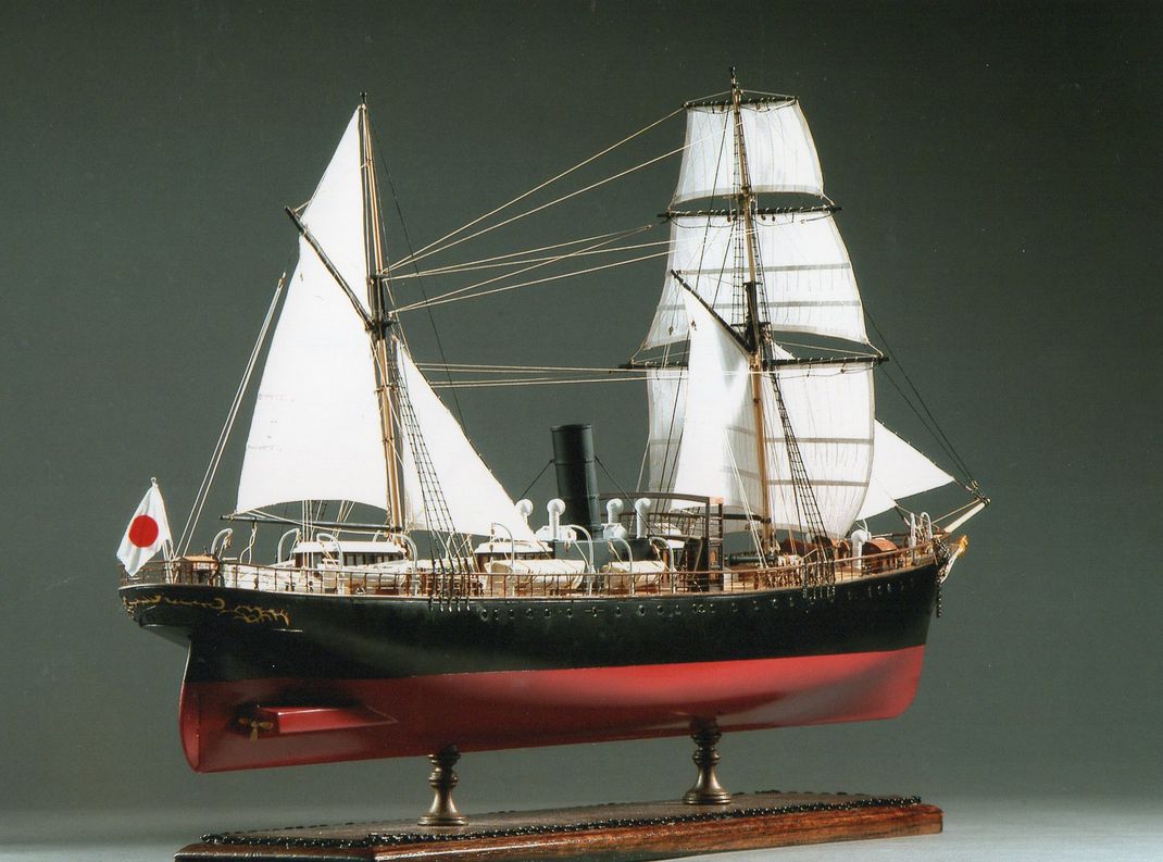 30-44 Meijimaru  | Period: 1874 | Scale: 1/96 | Tatsuya AKAMICHI