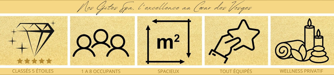 Découverte de nos Gîtes spa privatif 5 étoiles, nos labels, avantages et distinctions - séjour Vosges (coeur Alsace-Lorraine)