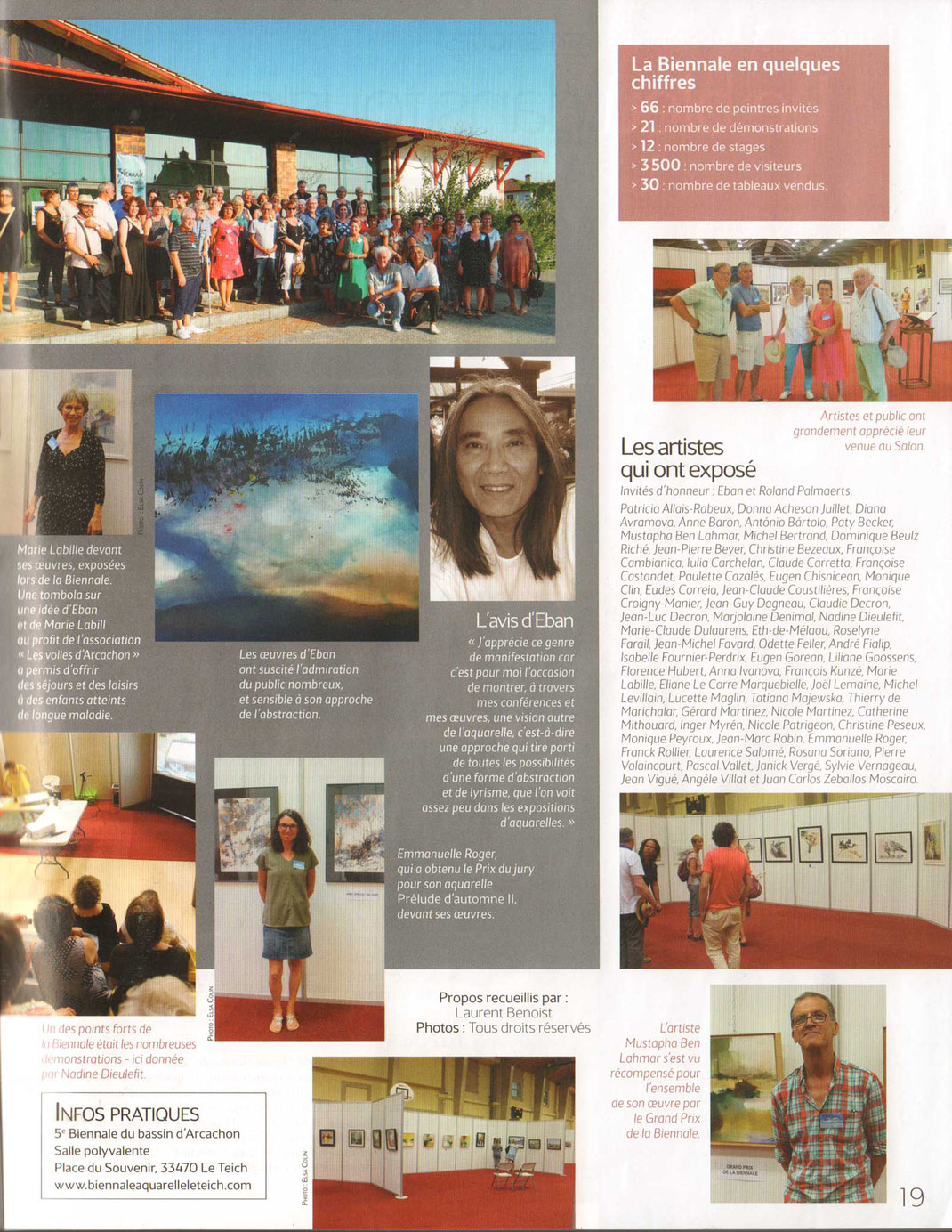 Article l'Art de l'Aquarelle no 38 Septembre / Novembre 2018 page 2