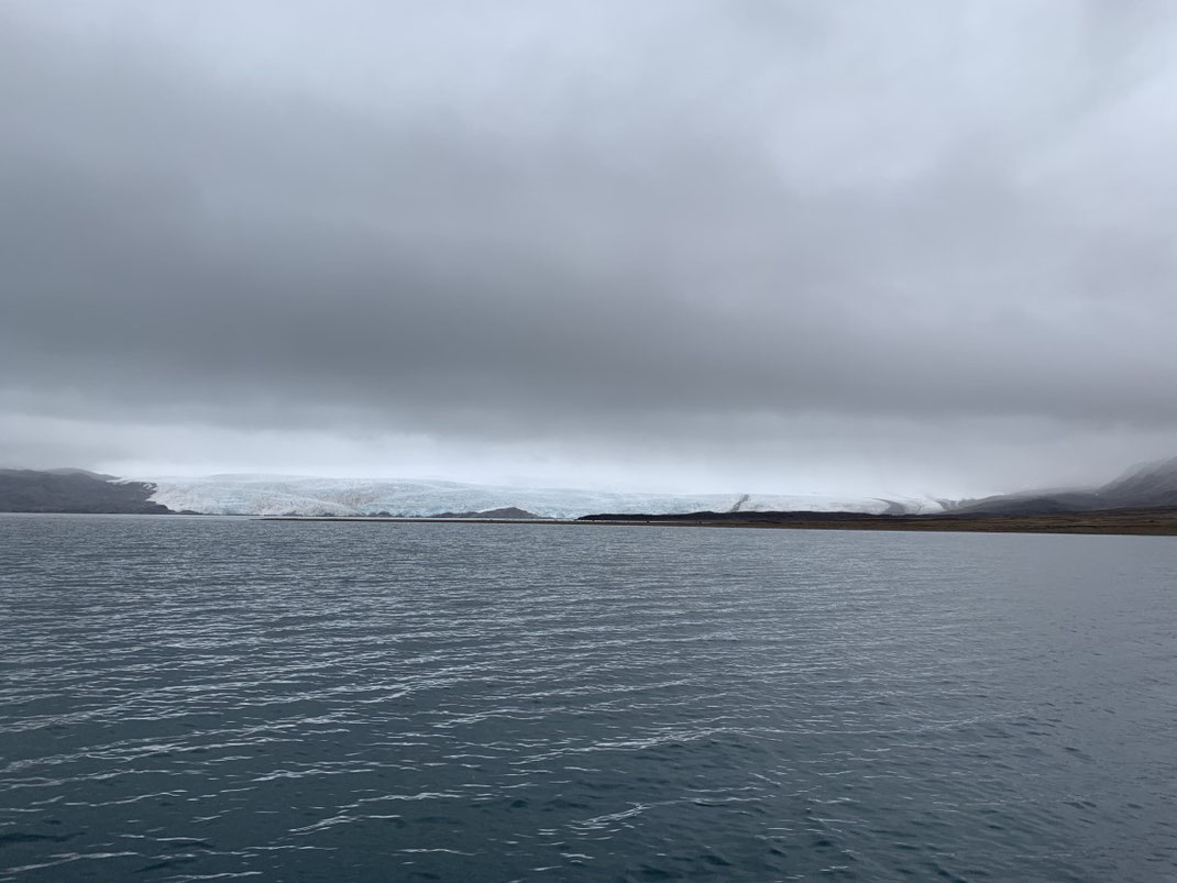 Spitbergen, Svalbard, Islfjord, Pyramiden, Gletscher