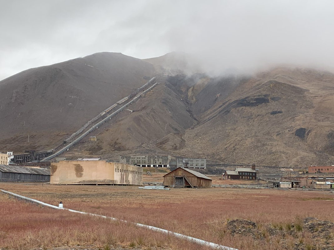 Spitbergen, Svalbard, Islfjord, Pyramiden, 