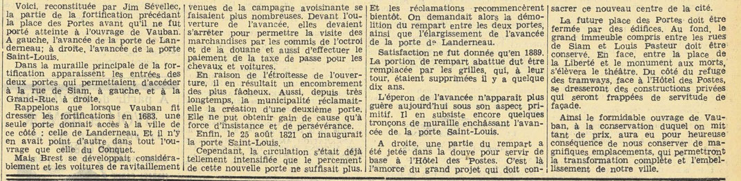 La Dépêche de Brest et de l'Ouest, 1939.