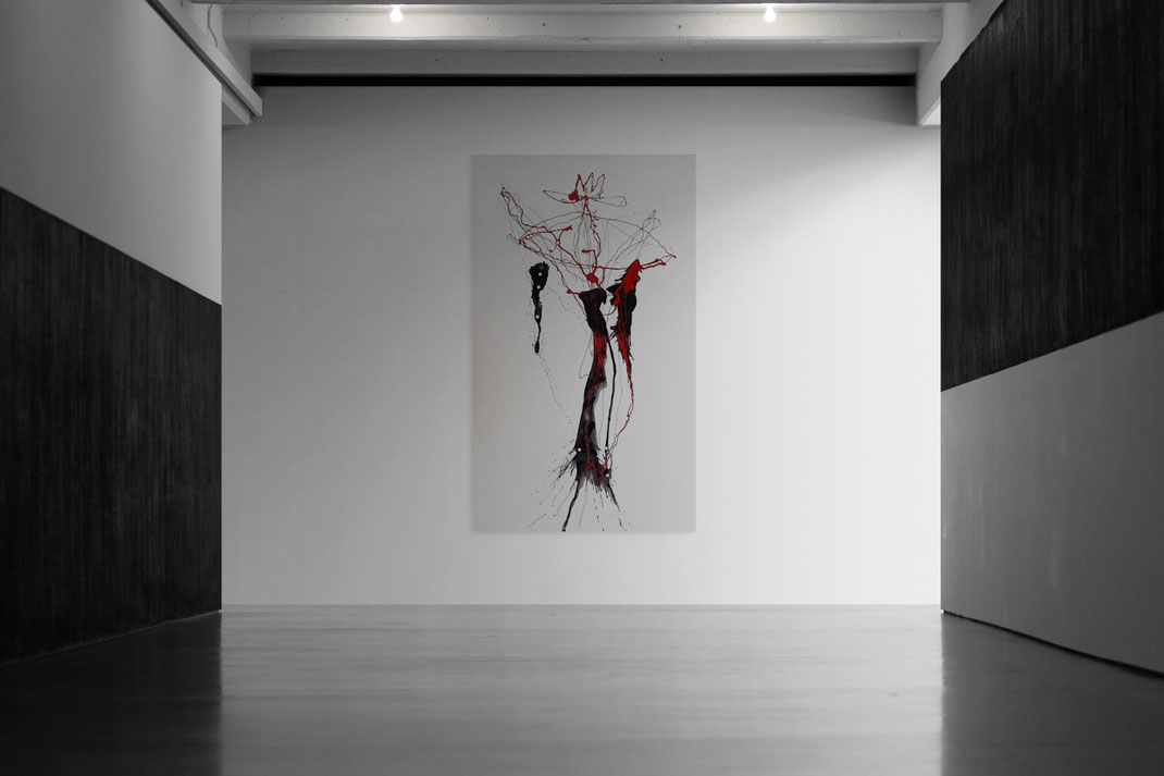 Acrylic on canvas / 220x120 cm unframed / 2026 / unique