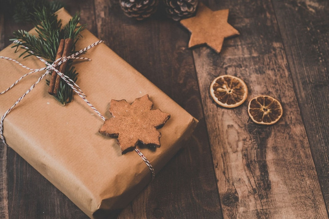 Nachhaltige, umweltfreundliche Geschenkverpackung
