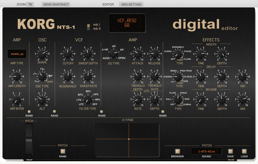 KORG NTS-1 Editor - Soundbank - VST and Standalone