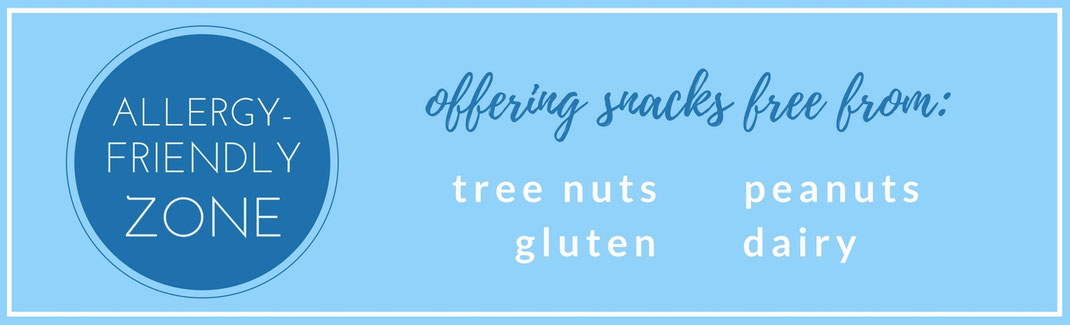 allergy friendly zone offering snacks free from tree nuts gluten peanuts dairy omaha nebraska Victory Church