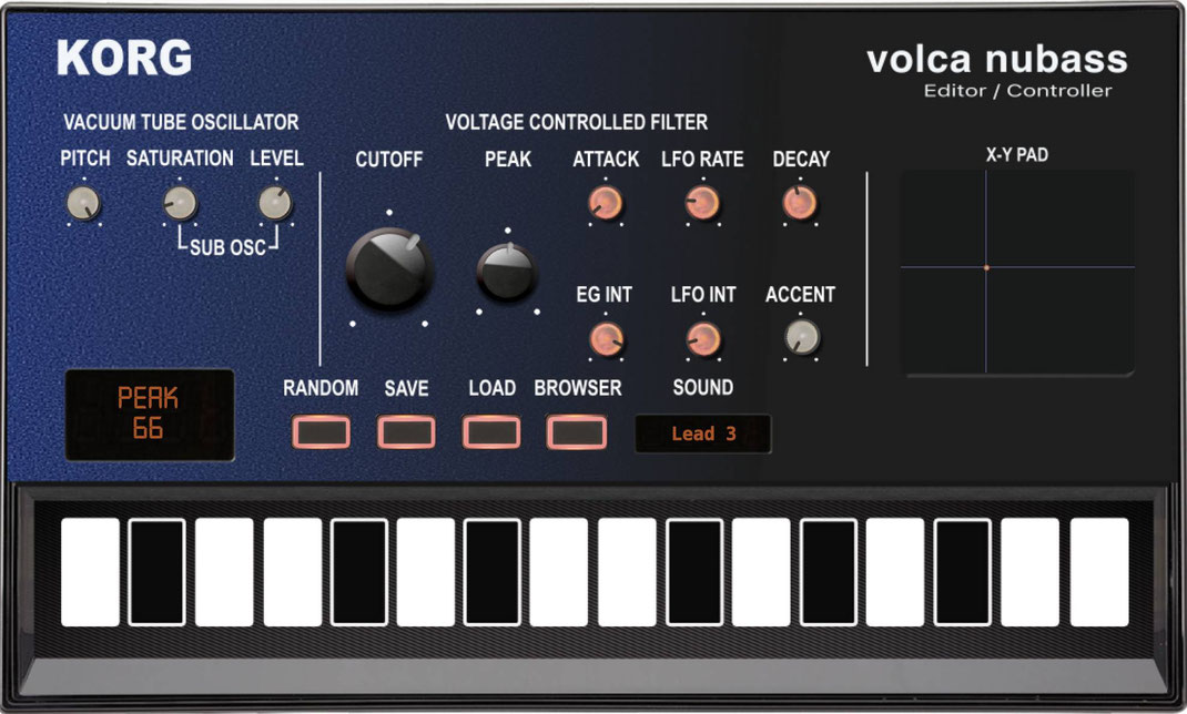Korg Volca Nubass Editor